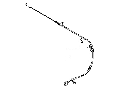 Nissan 36531-7S200 Cable Assy-Brake,Rear LH