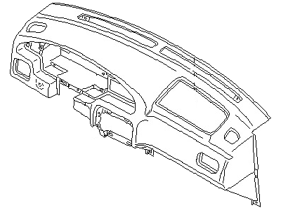 Nissan 68200-9E002 Panel & Pad Assy-Instrument