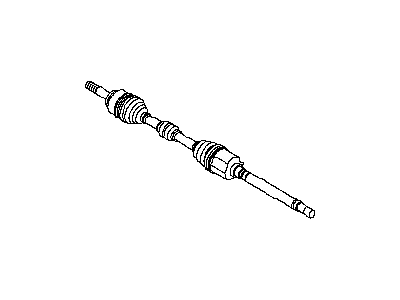 Nissan 39100-5HA0A Shaft Assembly-Front Drive RH