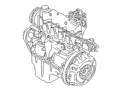 Nissan 10001-04A57 Engine W/CLUTCH