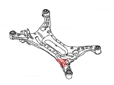 Nissan 55400-4RA5A Member Complete - Rear Suspension