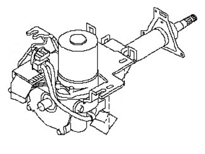 2008 Nissan Rogue Steering Column - D8820-JM00C