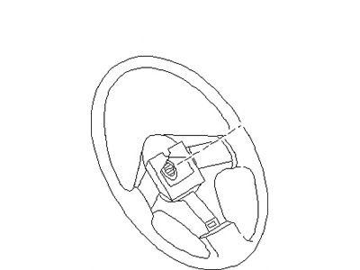 Nissan 300ZX Steering Wheel - 48430-41P10