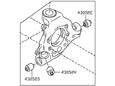 Nissan Murano Steering Knuckle - 43021-1AA0A