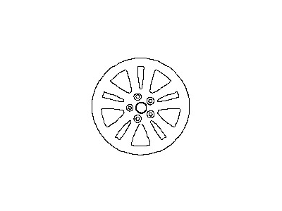 2017 Nissan Rogue Spare Wheel - 40300-4BH1A