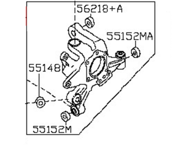 Nissan Maxima Steering Knuckle - 43018-7Y01A