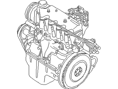 Nissan 10100-17M52 Engine ASY W/DRIVE