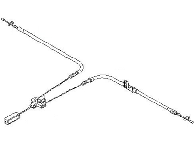 Nissan 36400-N8400 Cable Brake Rear