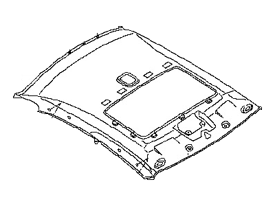 Nissan 739B0-ZN44C Module Assembly-Roof Trim