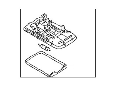 Nissan 26410-CA001 Lamp Assembly-Room