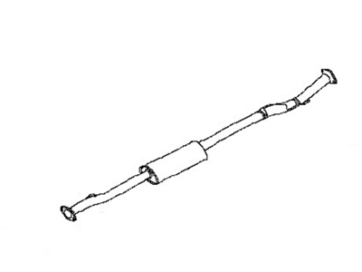 Nissan 20300-5AA2A Exhaust Tube Assembly, Center