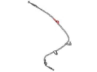 Nissan 36531-3LN0A Cable Assembly-Parking Rear LH