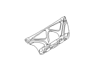 Nissan 84966-3Y000 Finisher-Trunk Lid