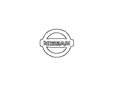 Nissan 90896-5SF0C Back Door Nameplate