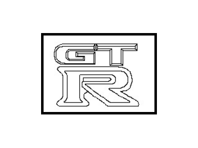 2015 Nissan GT-R Emblem - 84894-JF60A