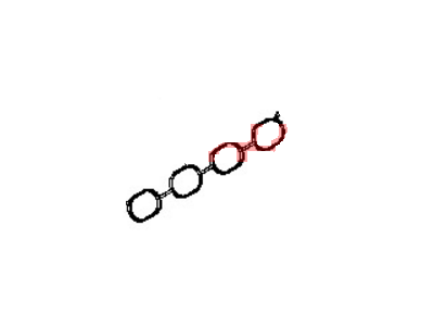 Nissan 14035-3RC1A Gasket-Manifold To Cylinder Head