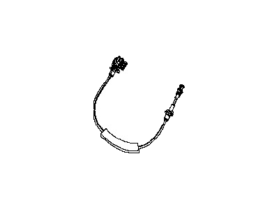 Nissan 34908-7S000 Key Interlock Cable Assembly