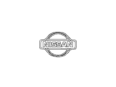 Nissan 90892-6FM0A Rear Emblem