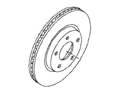 Nissan 40206-9N00A Rotor-Disc Brake,Front