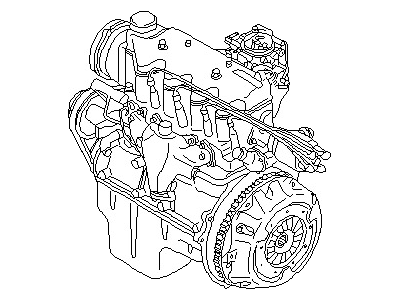 Nissan 10001-33M61 Engine ASY-W/CLUTCH