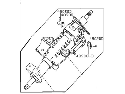 Nissan Pathfinder Steering Column - 48810-9BF0A