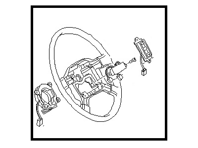 Nissan 48410-04P10 Steering Wheel Assembly W/O Pad