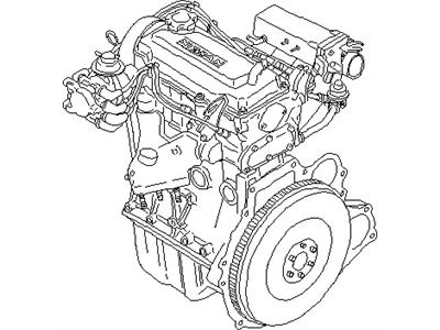 Nissan 10100-D1863 Engine W/DRIVE Plate