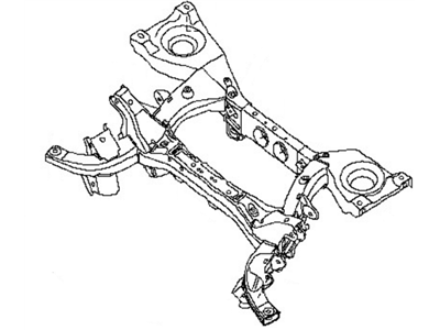 Nissan 55400-ZS60A Member Complete-Rear Suspension