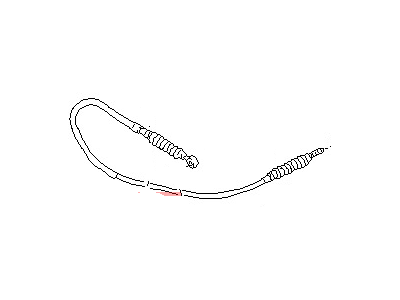 Nissan 34935-51E00 Control Cable Assembly