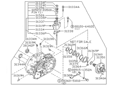 Nissan 31340-21X05 Pump Assembly Oil