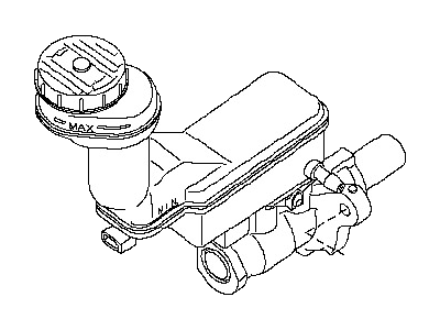 2007 Nissan Sentra Brake Master Cylinder Reservoir - 46010-ET010