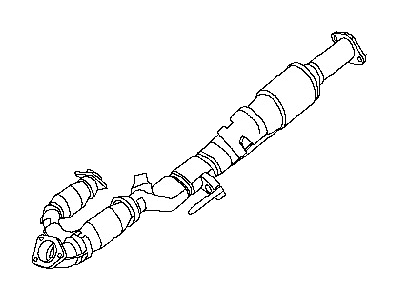 2013 Nissan Altima Exhaust Pipe - 20020-ZX00A