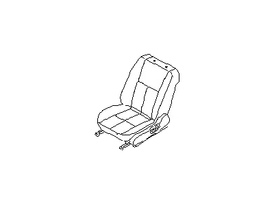 Nissan 87050-4L047 Seat Assembly - Front, L