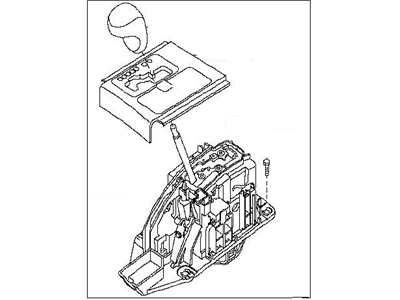 Nissan 34901-7S000 Transmission Control Device Assembly