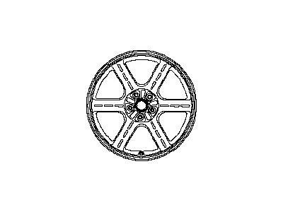 Nissan D0300-KB60A Aluminum Wheel