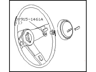 Nissan 48400-11W11 Steering Wheel Assembly