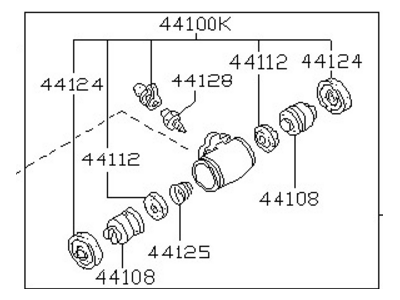 Nissan Stanza Wheel Cylinder Repair Kit - 44100-D0110