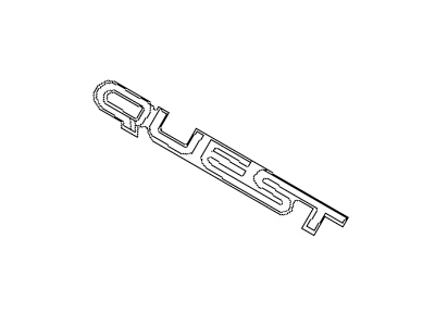 1998 Nissan Quest Emblem - 90892-0B000