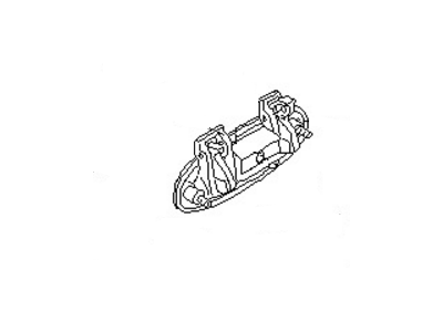 Nissan 82606-8J002 Rear Outside Door Handle Assembly, Right