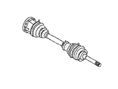 Nissan 39100-58G60 Shaft Assembly-Front Drive R