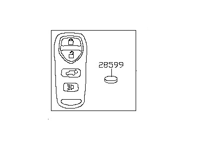 Nissan 28268-ZE10A Switch Assembly Remote