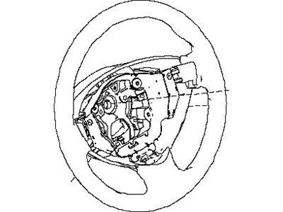 Nissan 48430-3NA0A Steering Wheel Assembly W/O Pad
