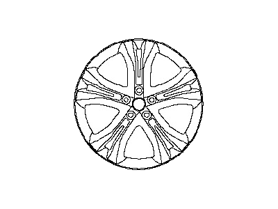Nissan D0300-1AA2B Aluminum Wheel
