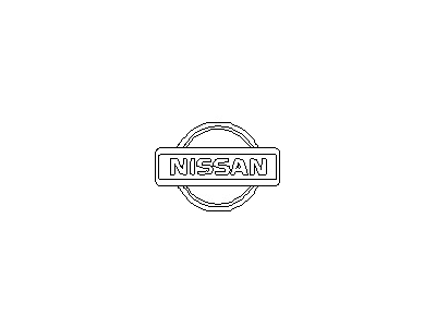 Nissan 65890-2Z400 Emblem-Radiator Grille