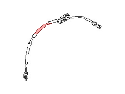 1988 Nissan Pulsar NX Speedometer Cable - 25050-84M00