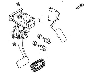Nissan Cube Brake Pedal - 46501-ED500