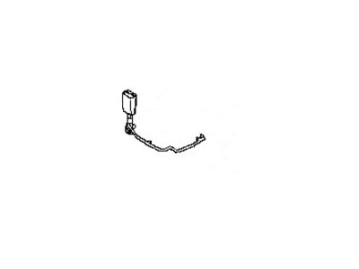 Nissan 86843-3LM8A Buckle Belt Assembly, Front Seat