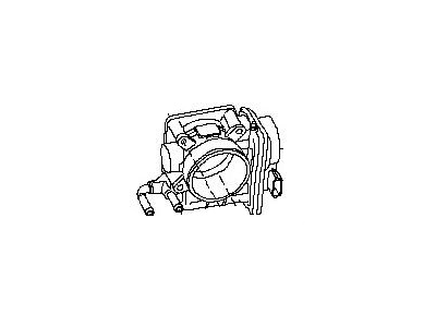 Nissan 16119-JK20A Left Throttle Body Assembly