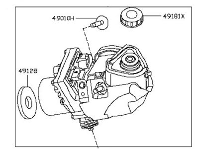 Nissan 49110-4RA5A Pump Assy-Power Steering