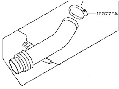 Nissan 16576-CD000 Duct Assembly-Air